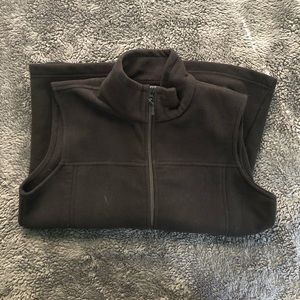 Natural Reflections zip-up fleece vest